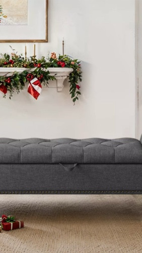 This lovely storage bench is 50 inches long and available in five different colors/finishes.  Details like the nailheads give this piece classic style.  Only $139 on sale right now!



#LTKHome #LTKSaleAlert