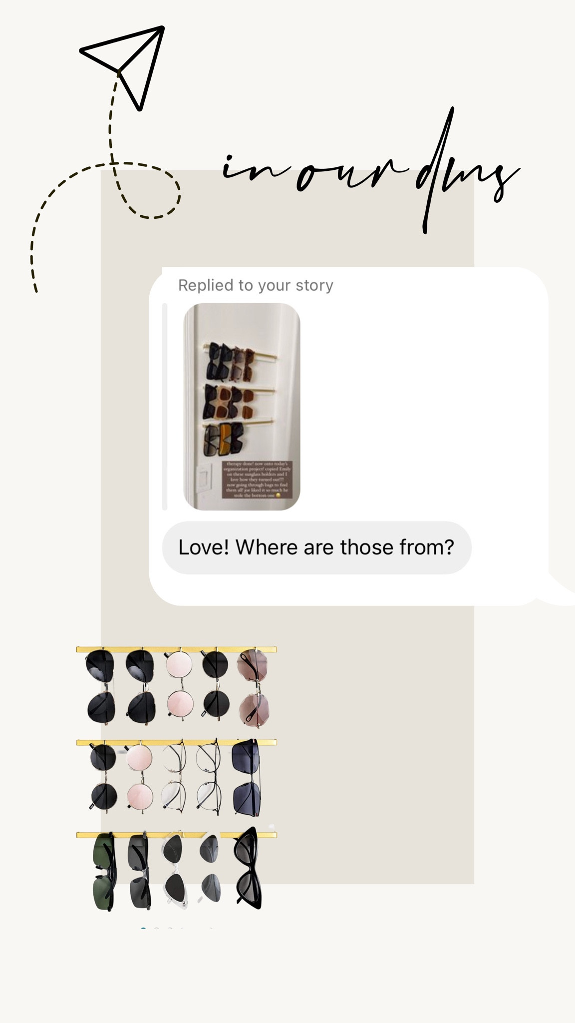 Sunglass holder! 

#LTKFind #LTKhome #LTKSeasonal