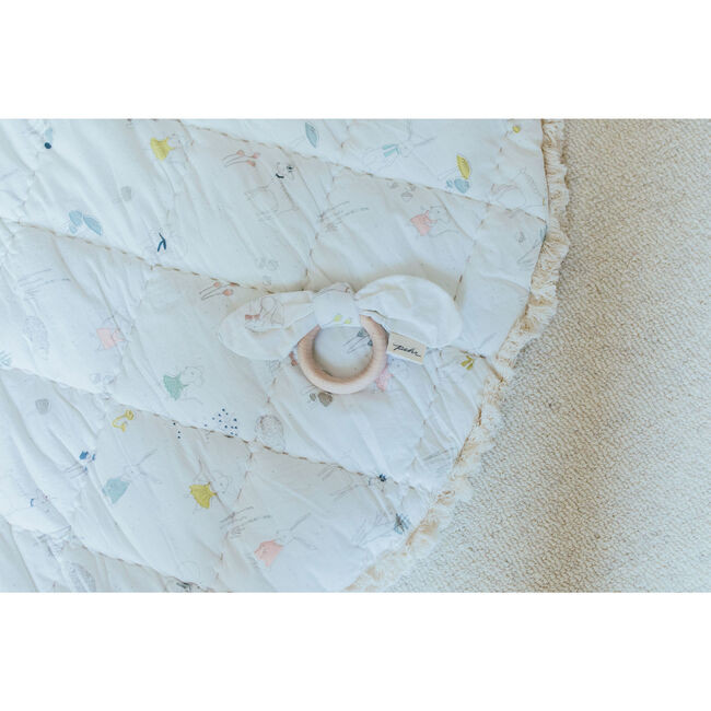 Magical Forest Play Mat, Cream/Yellow Multi | Maisonette