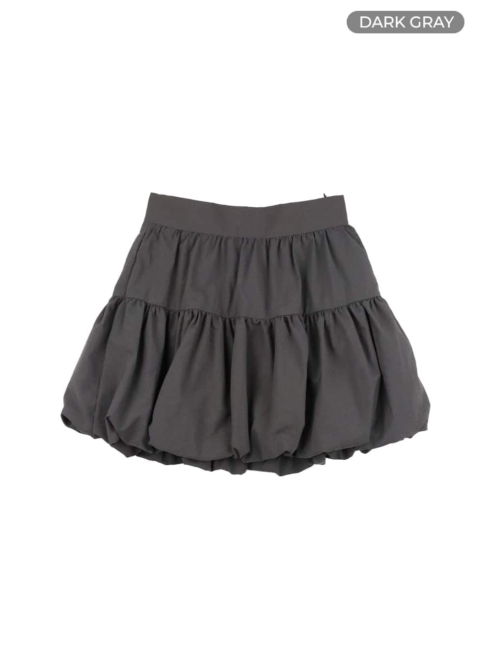 Shirred Balloon Mini Skirt IA417 | Lewkin