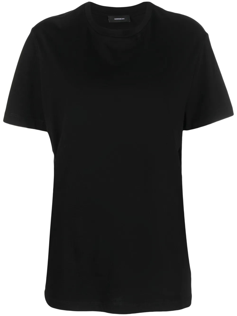 WARDROBE.NYC crew-neck Cotton T-shirt | Black | FARFETCH | Farfetch Global