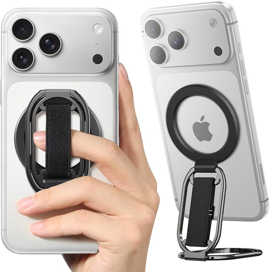 SUPERONE for MagSafe Phone Grip for MagSafe Kickstand Compatible with Mag Safe Finger Loop, 4-in-... | Amazon (US)
