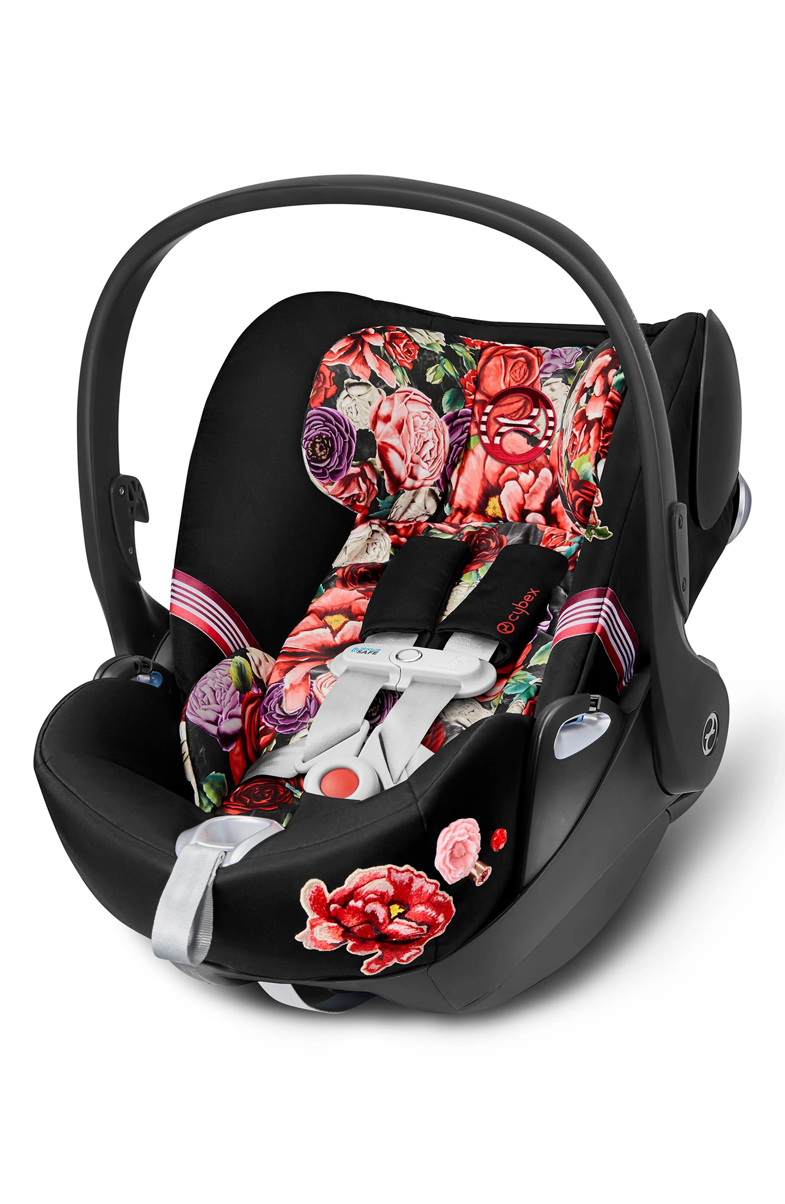 Infant Cybex Cloud Q Sensorsafe(TM) 2.1 Dark Spring Blossom Infant Car Seat & Base, Size One Size -  | Nordstrom