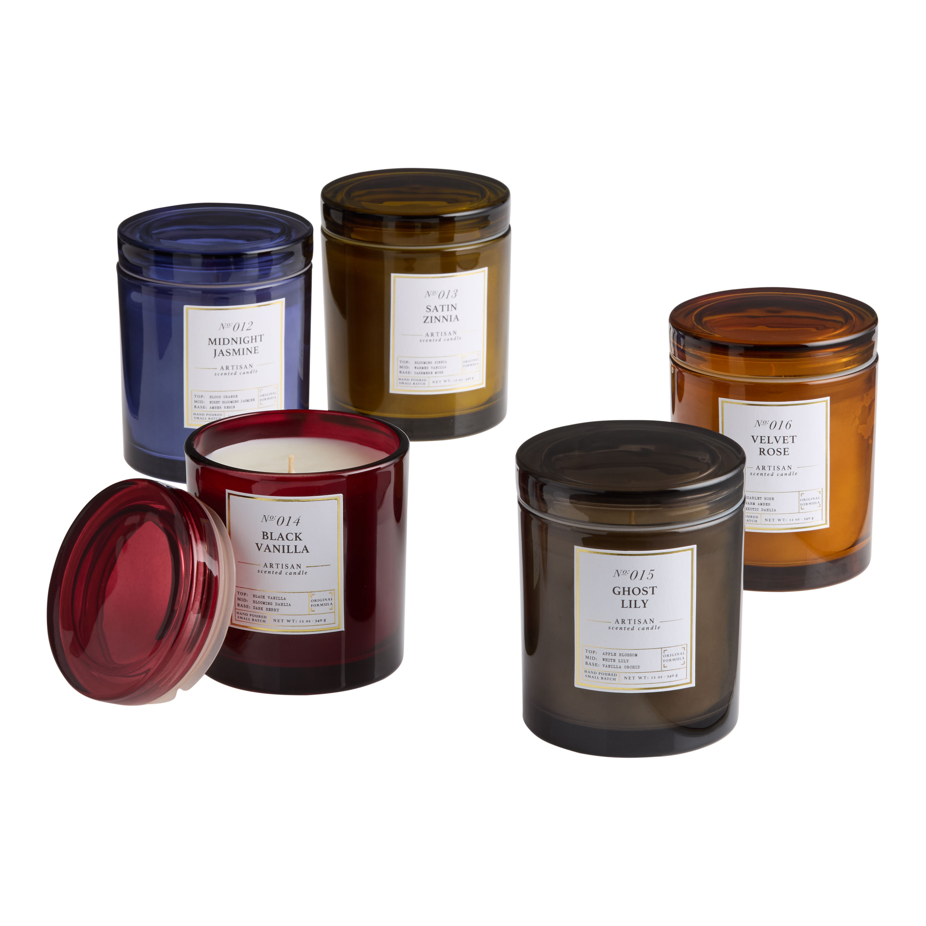 Moody Floral Scented Candle | World Market