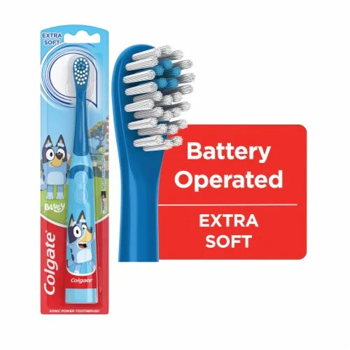 Colgate Battery Powered Bluey Toothbrush for Kids Ages 3+ Extra Soft 1 pc | Walmart (US)
