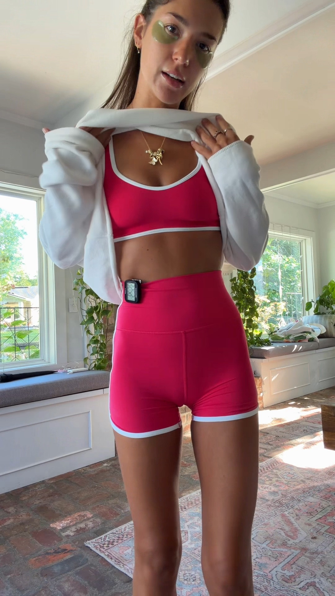 Florida morning walk outfit!!! Xs in the workout set @Target @emijay @asics @coastal_caviar 

#LTKSeasonal #LTKootd #LTKActive