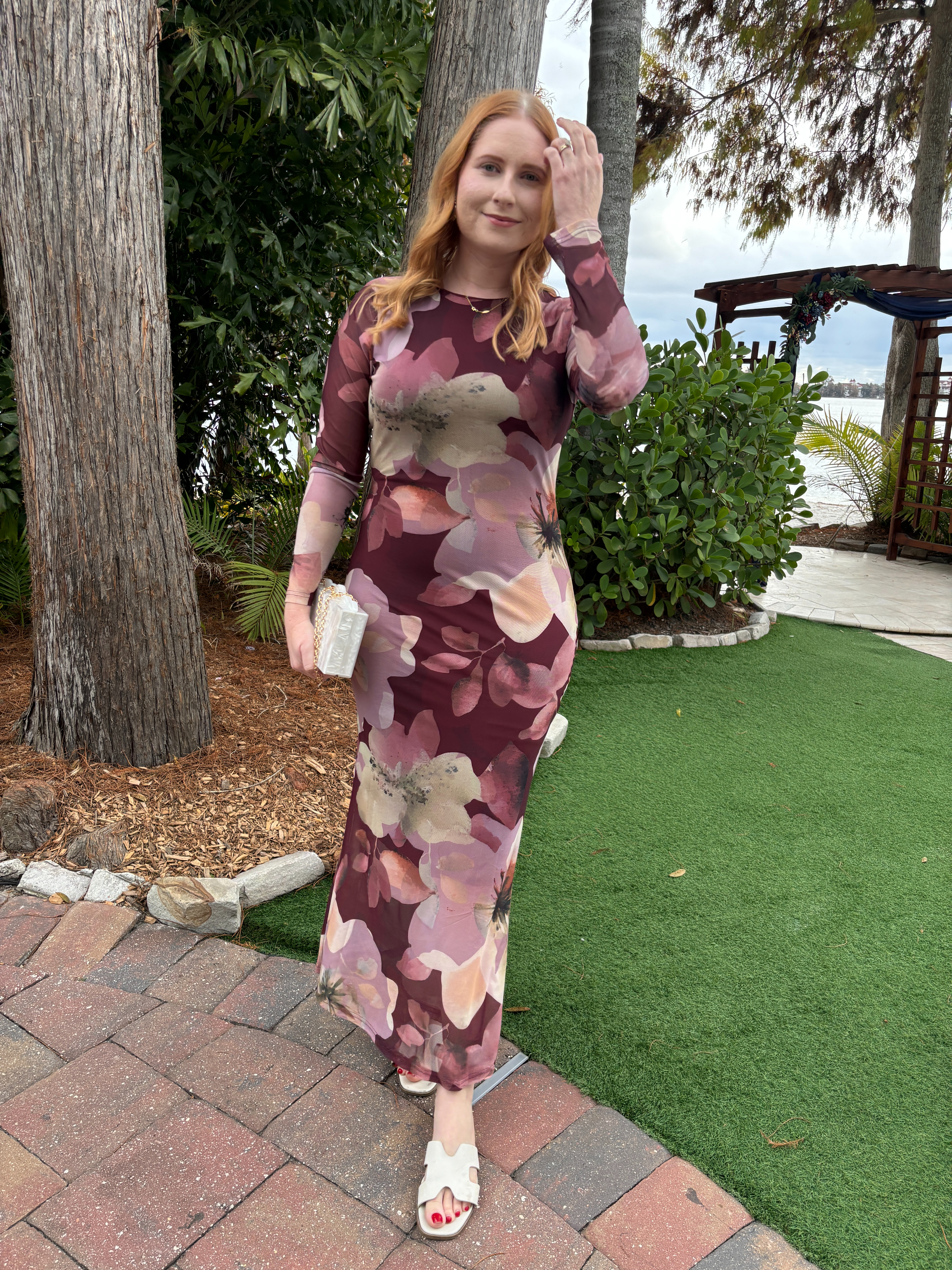 BTFBM Wedding Guest Dresses for Women Spring Fashion 2026 Bodycon Crew Neck Long Sleeve Boho Mesh Floral Maxi Fall Dress
 

 #LTKMidsize #LTKFindsUnder50 #LTKWedding