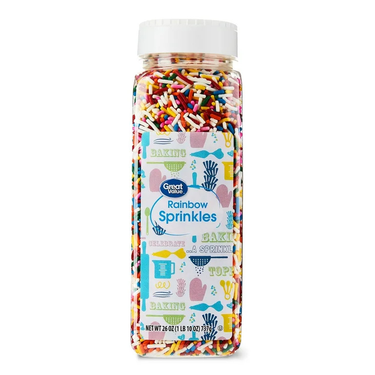 Great Value Rainbow Sprinkles, 26 oz | Walmart (US)