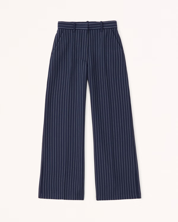 Tailored Ultra Wide Leg Pants | Abercrombie & Fitch (US)