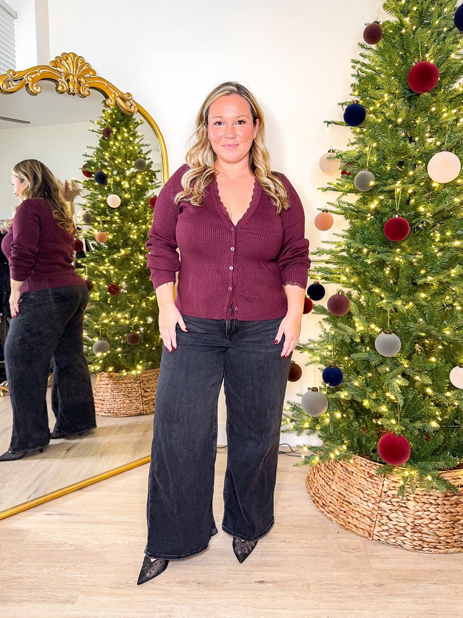 Abercrombie 25-50% Off Everything + an Extra 15% off Select Styles-use code CYBERAF at checkout for an additional 15% off, which will stack on ALL promos!
Size XL in cardigan top
Size 14 SHORT in jeans 

Holiday style, holiday outfit, party dress, sequin dress, burgundy, jacket, winter jacket, NYE outfit, Christmas outfit, gifts for her, gift ideas, petite style, wedding guest dress, sequin dress, Black Friday, cyber Monday 

#LTKMidsize #LTKHoliday #LTKCyberWeek