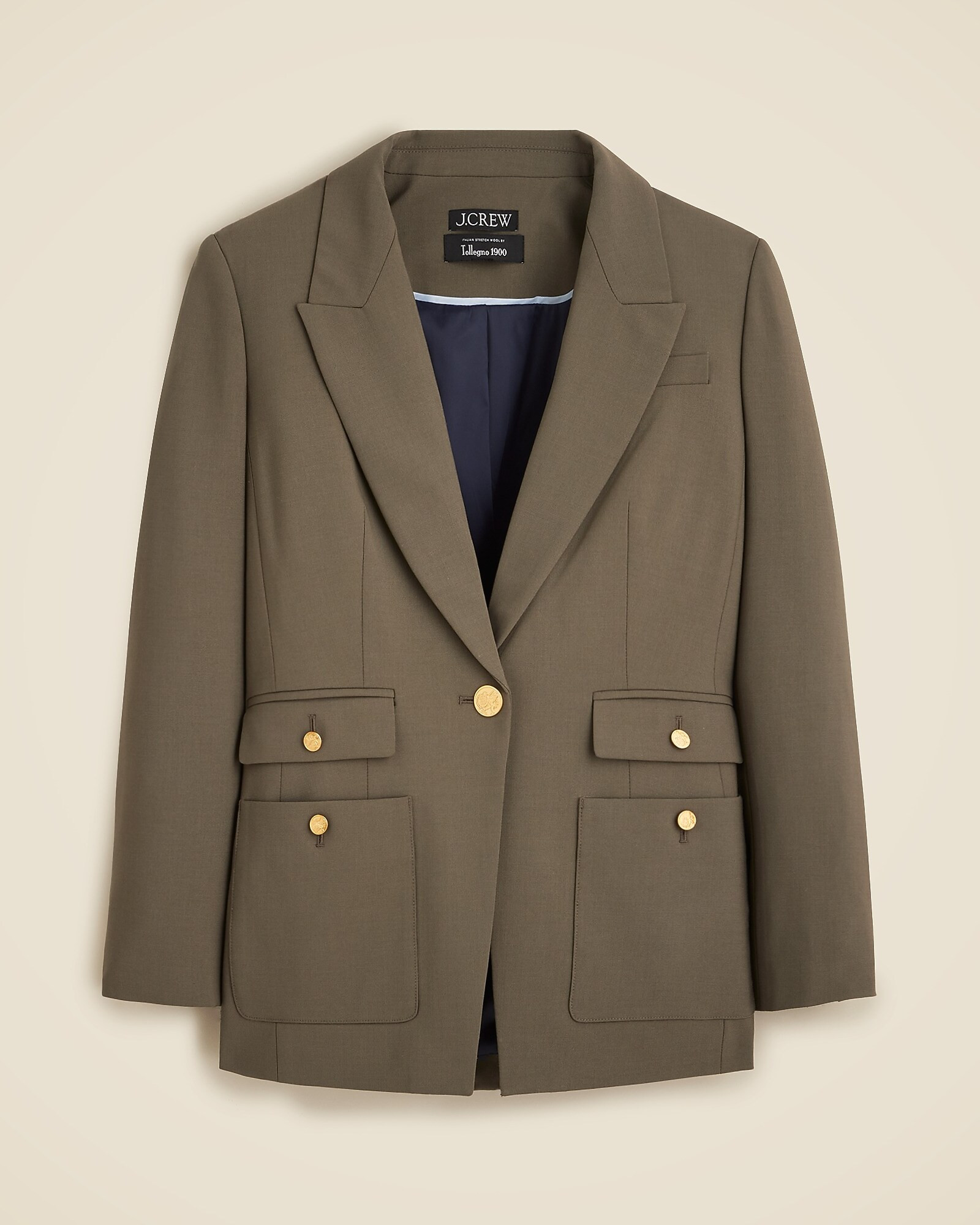 Vivienne blazer in Italian bi-stretch wool blend | J. Crew US