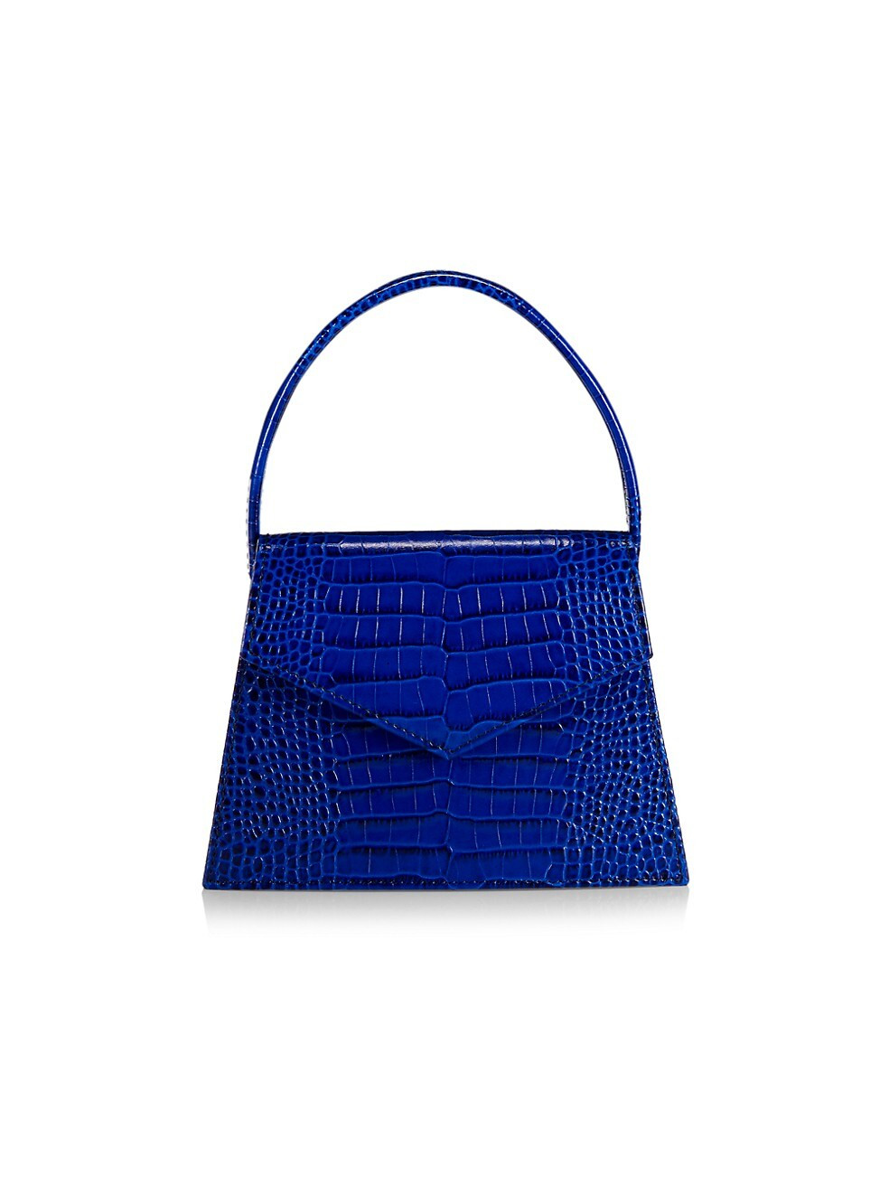 ANIMA IRIS Zaza Croc-Embossed Leather Top Handle Bag | Saks Fifth Avenue