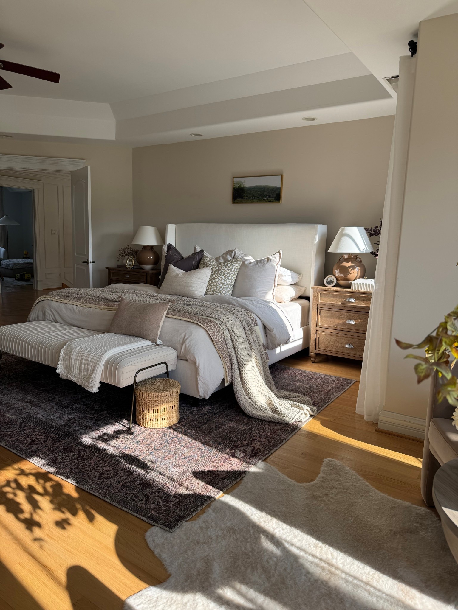 Bedroom views! Added these gorgeous new pillows and I am obsessed! 

@mcgeeandco @wayfair @target @potterybarn #wayfair #jossandmain @jossandmain #wayfairfinds #targetstyle #target #lamp #bedding #bedroom #nightstand #rug #loloirug #throwblanlet #casaluna 

#LTKHome #LTKStyleTip #LTKSaleAlert