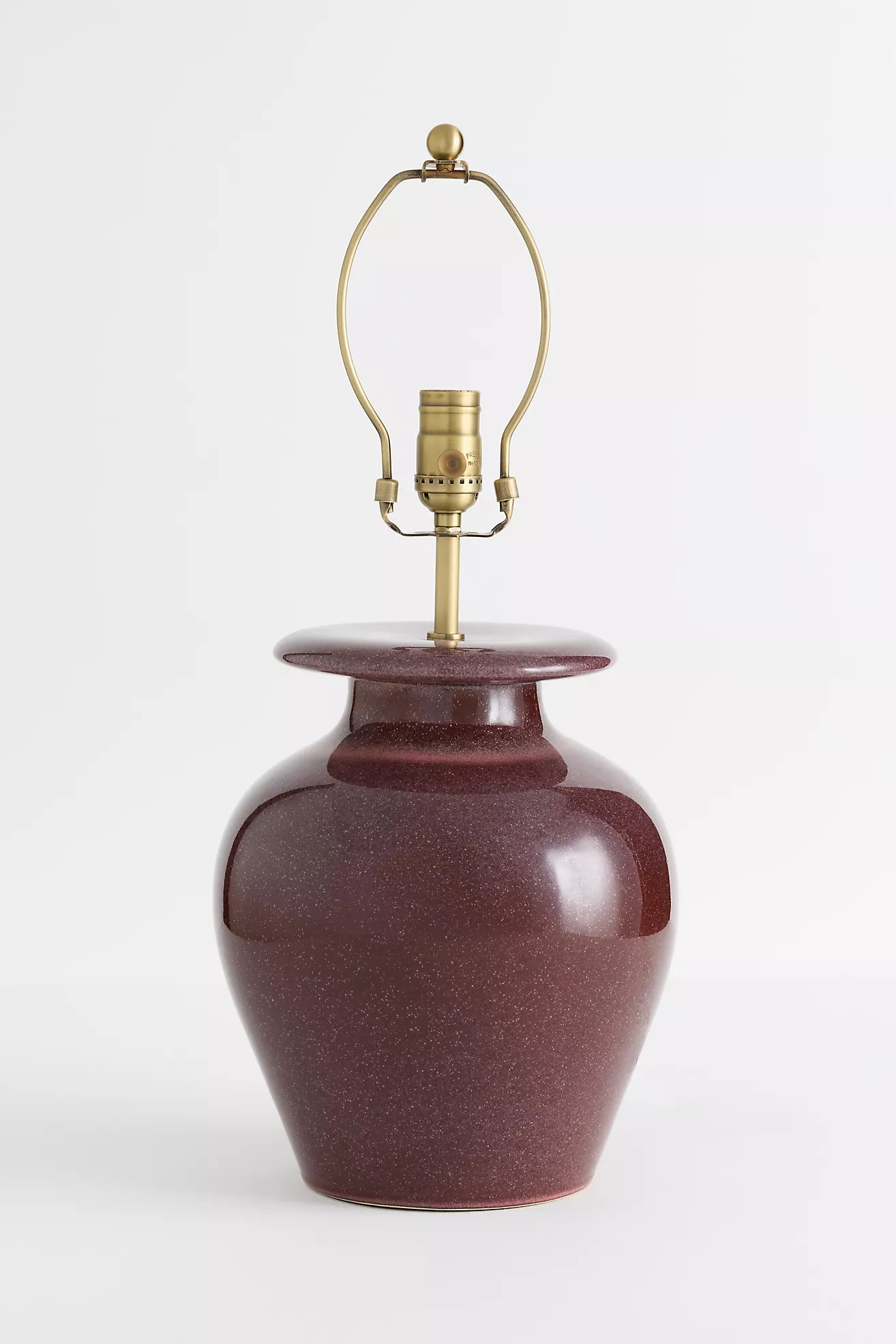 Burgundy Jug Ceramic Table Lamp Base | Anthropologie (US)