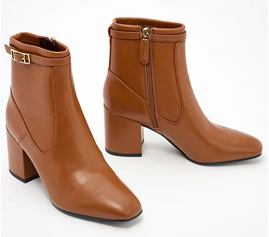Franco Sarto Heeled Ankle Boots - Tribute - QVC.com | QVC