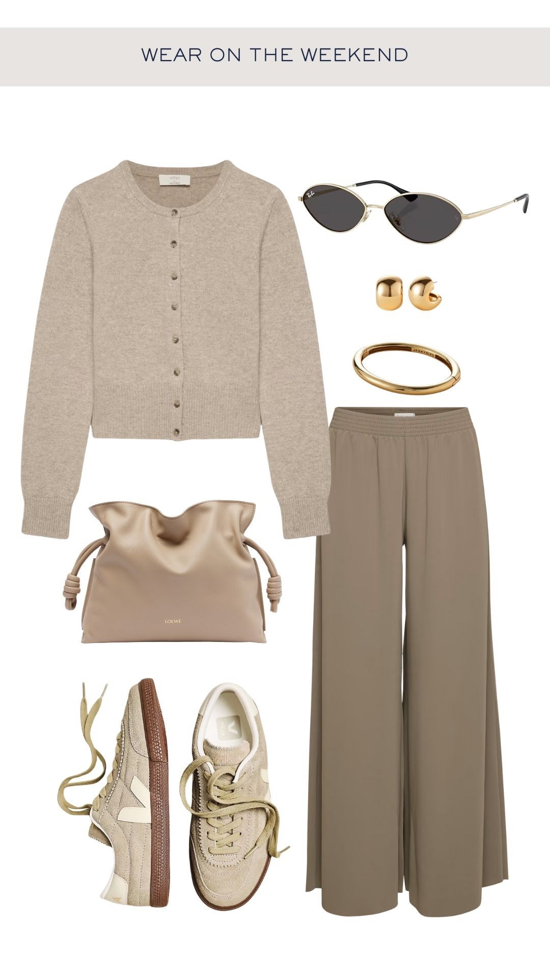 Monochromatic, elevated, comfortable and chic outfit idea ✨

Cashmere, wide leg pants, aritzia pants, clutch, flamenco, ootd, casual outfit, casual shoes, vacation outfit, fall outfit, taupe outfit, walking shoes 

#LTKover50style #LTKstyletip #LTKmodest