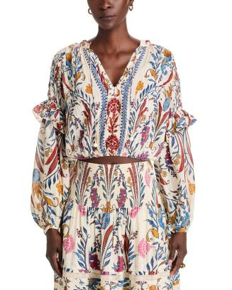 FARM Rio Romantic Lightness Blouse  | Bloomingdale's Farm Rio | Bloomingdale's (US)