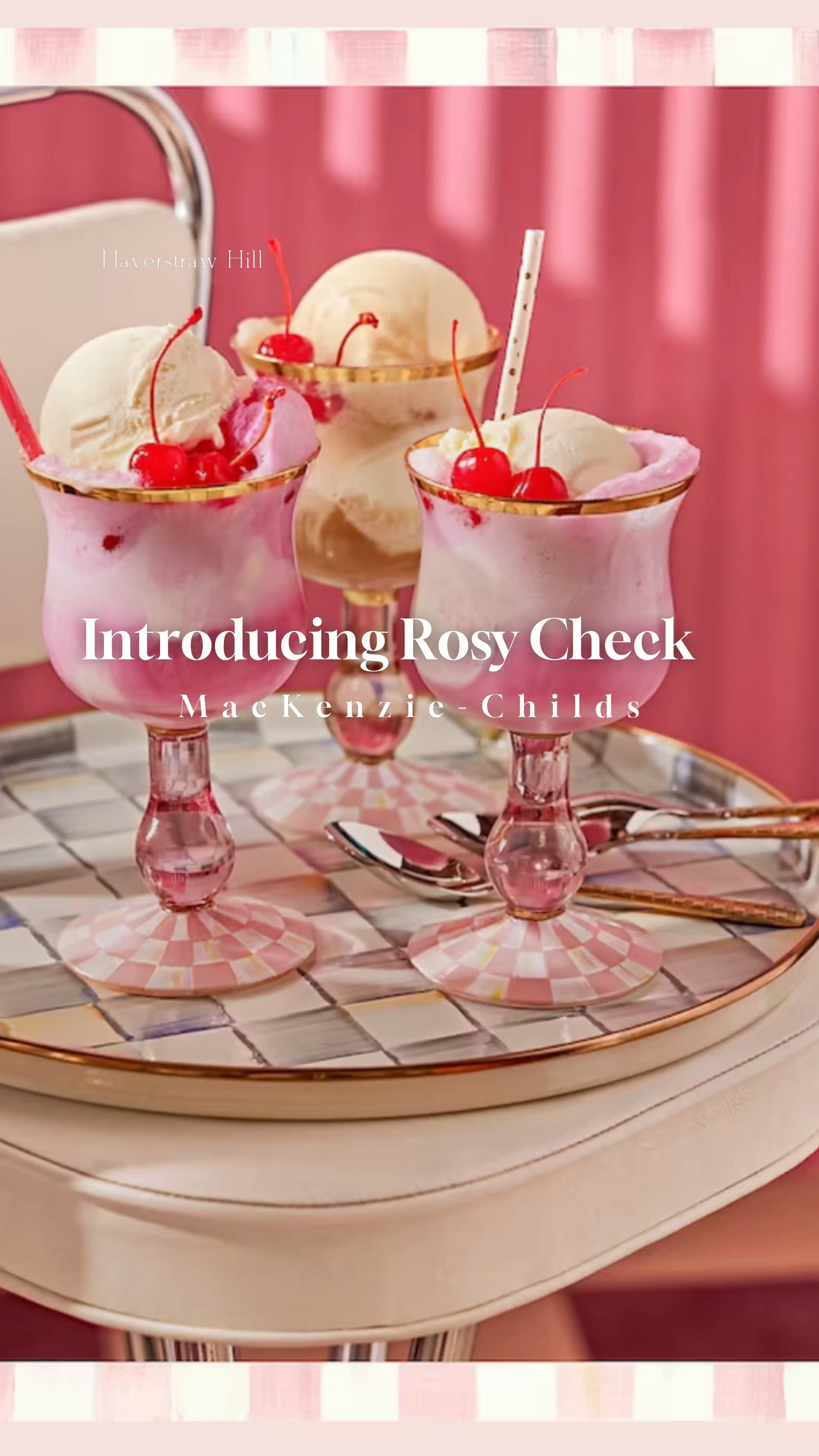 Introducing Rosy Check🩷🤍
Stunning pieces that will compliment so many of the other checks or florals! 

#LTKVideo #LTKfindsunder100 #LTKhome