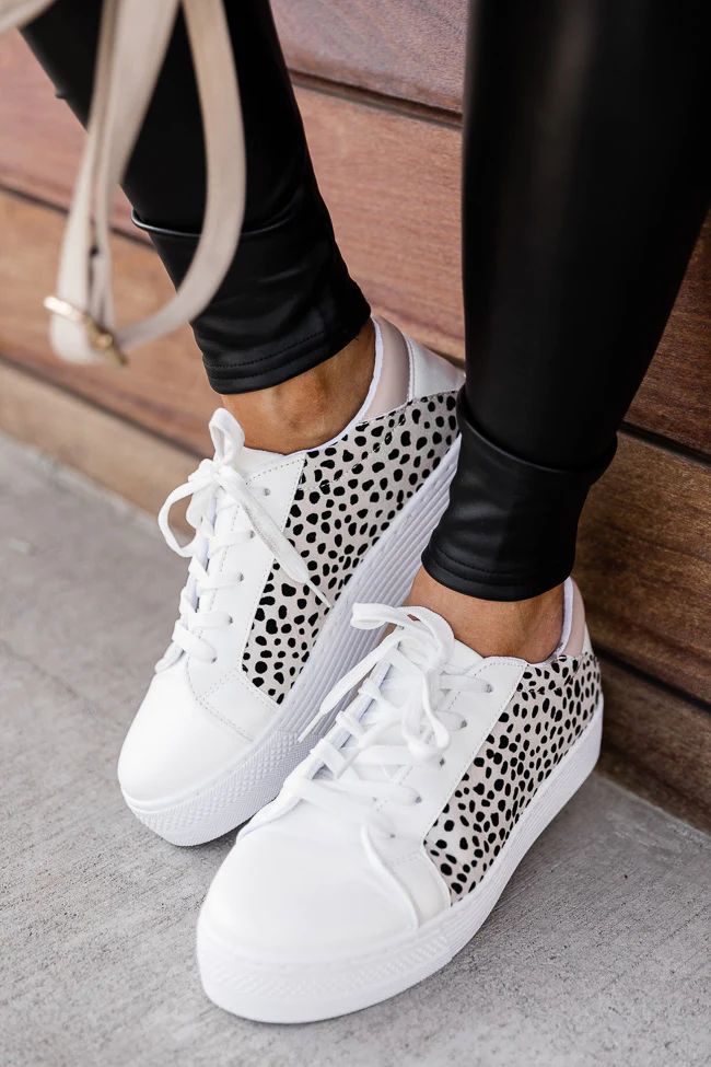 Marisa Leopard Print Sneakers | The Pink Lily Boutique