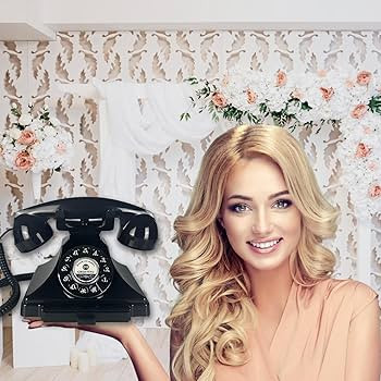 Retro Button Dial Phone Audio GuestBook - Record Customized Voice Messages and Decorate The Deskt... | Amazon (US)