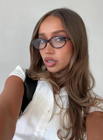 Aguilera Blue Light Glasses Tort | Princess Polly US