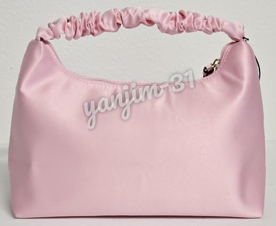 VICTORIA SECRET SCRUNCH HANDLE BAG - PINK - ZIPPER CLOSURE - NEW  | eBay | eBay US