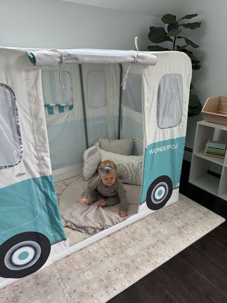 Sneak peak at the coastal cowgirl playroom!! 🏄🏼‍♀️🤠

If you need us, we’ll be cruising in our @wonderfold adventure camper all the way to the beach 🌊 

It was so incredibly easy to assemble and is made of sturdy metal posts and premium fabric. I can’t wait to watch Leighton’s imagination run wild as she grows into her playroom 🥹



#wonderfold #wonderfoldtoys #wonderfoldmom #adventurecamper #playroom #coastalcowgirl #playroomdecor #playroomideas #ltkfamily #ltkhome #momblogger #momlife



#LTKbaby #LTKfamily #LTKhome