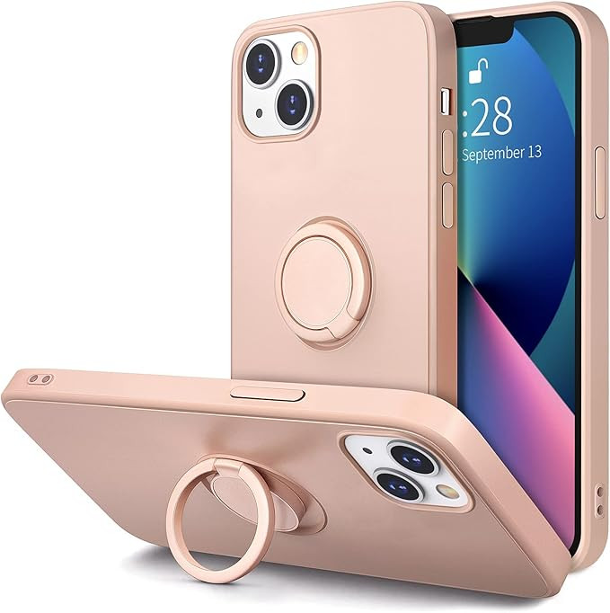 Hython Case for iPhone 13 Case with Ring Stand [360° Rotatable Ring Holder Magnetic Kickstand] [... | Amazon (US)