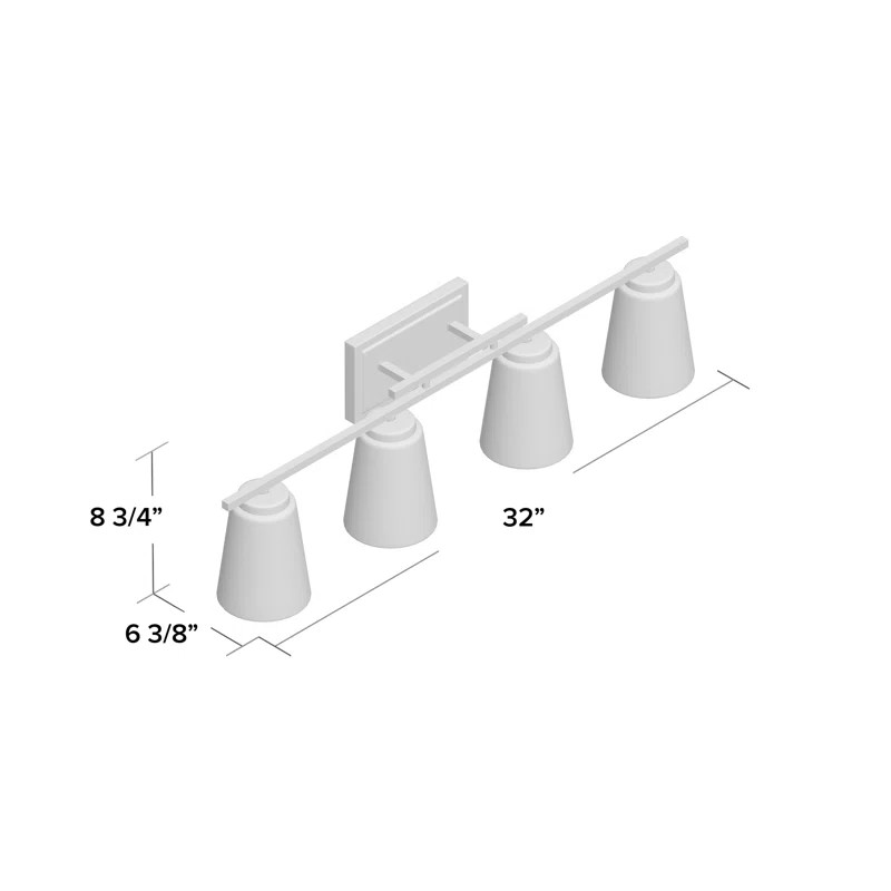 Averi 4 - Light Dimmable Vanity Light | Wayfair North America