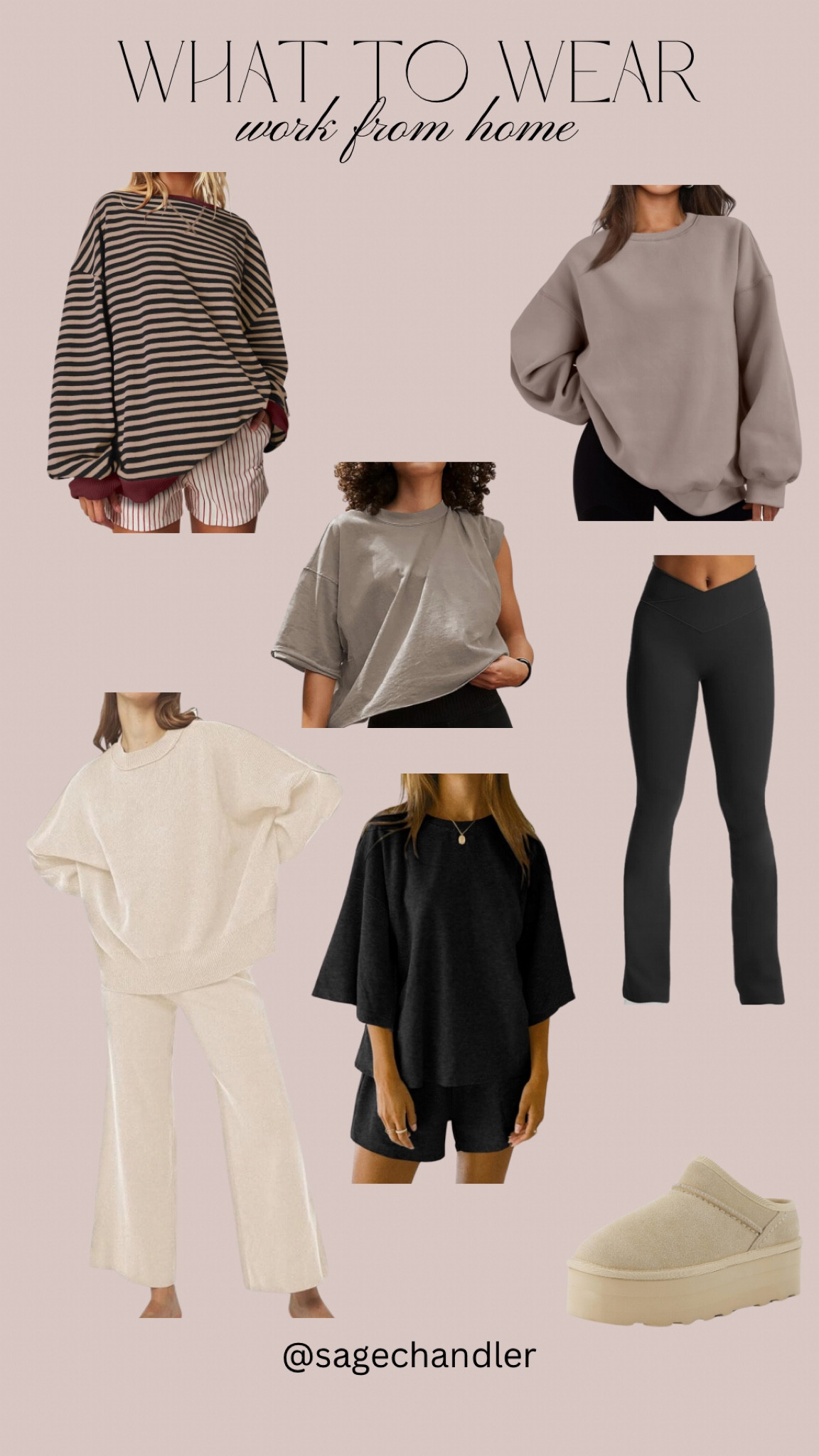 Comfy cozy lounge wear for those who work from home🤗 still decent enough that you can hop on a zoom call or leave to run an errand— just don’t forget your bra 😉 

#LTKStyleTip #LTKSaleAlert #LTKHome