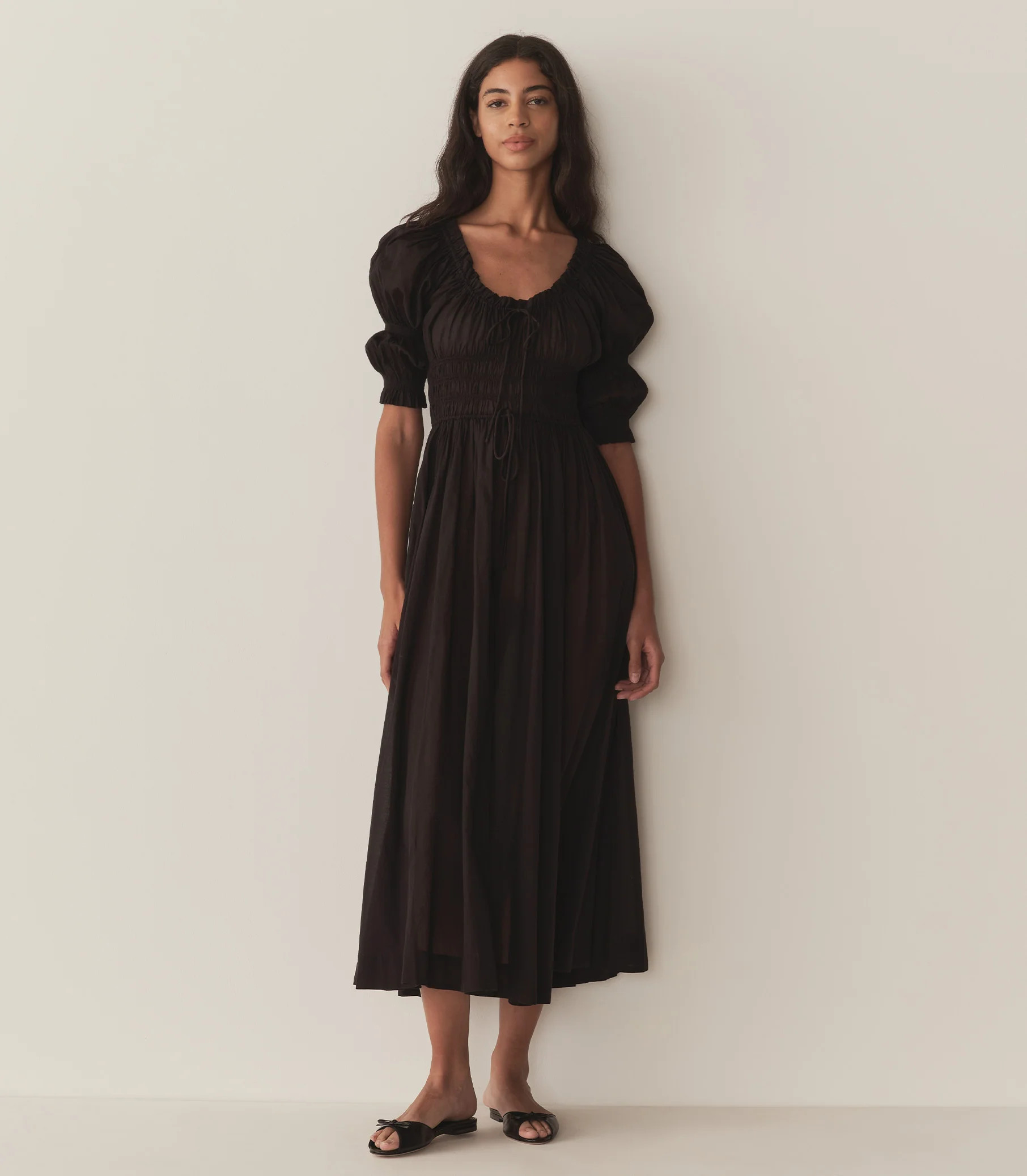 Ischia Dress - Black | DÔEN | DOEN