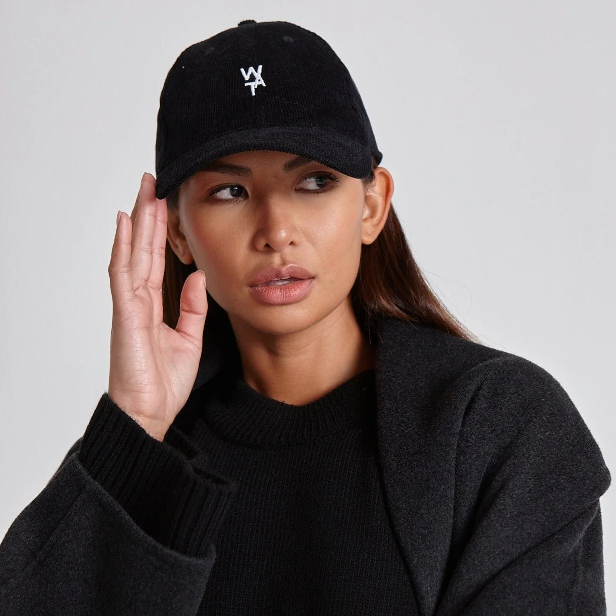 CORD BASEBALL CAP - BLACK | WAT The Brand