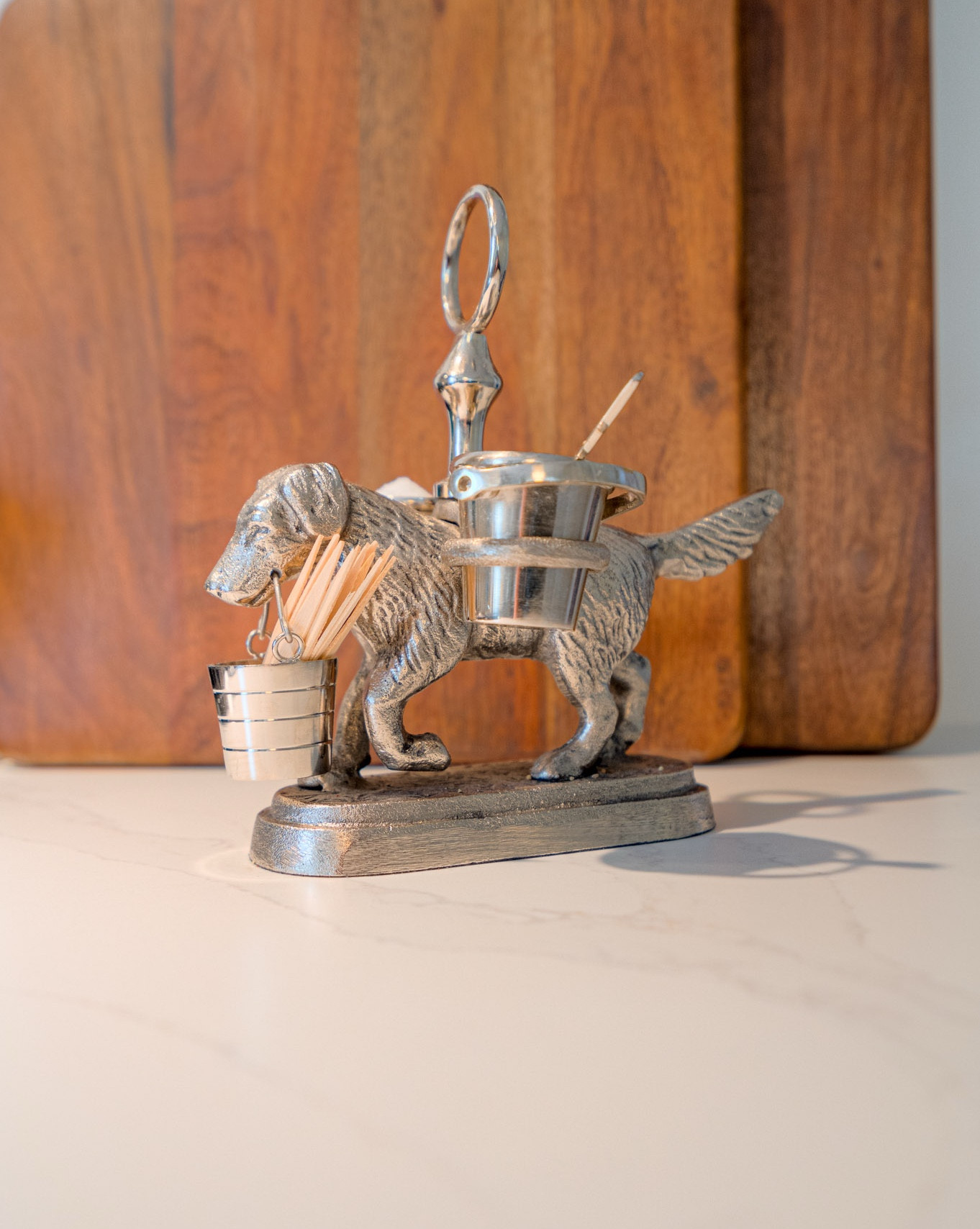 Draper One project- Dog Salt and Pepper Cellar