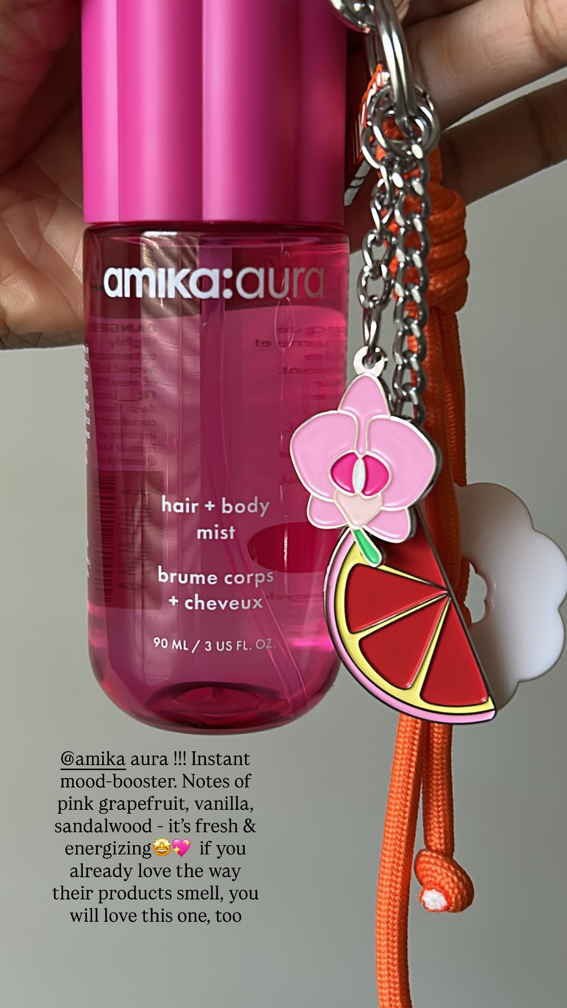 Fresh, energizing, and doubles as both a fragrance + hair mist. Linking my favorite everyday scent here. #bodymist #hairmist #amika #signaturescent 

 #LTKFindsUnder50 #LTKFindsUnder100 #LTKBeauty