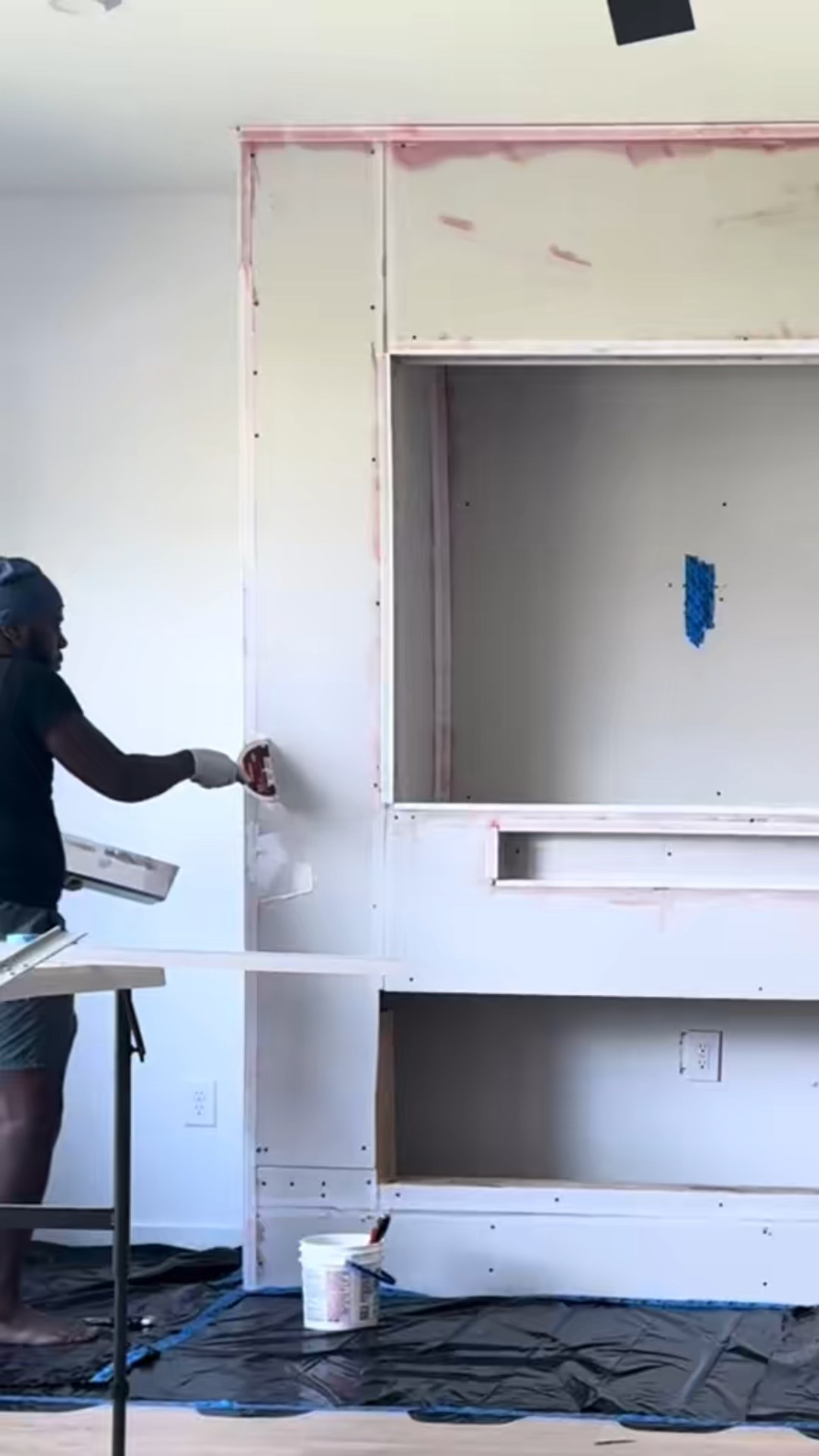 Nobody told us drywall was this much work 😅