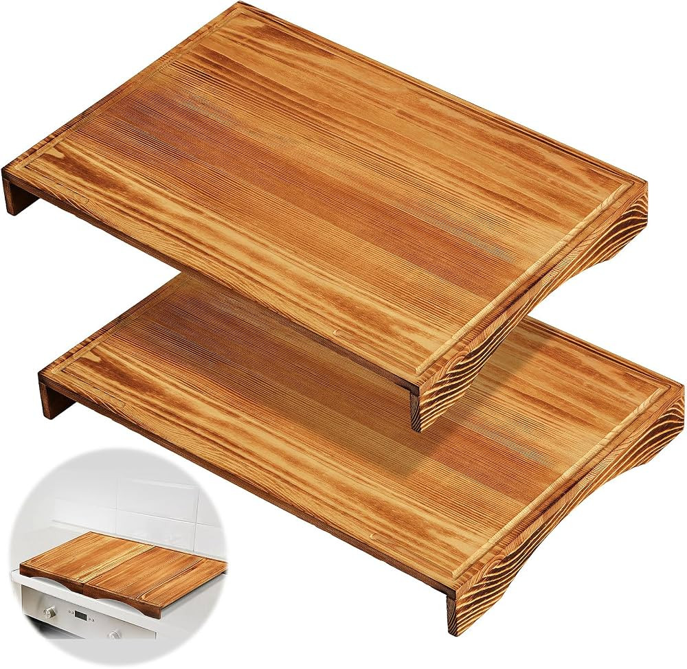 Juexica 2 Pcs 15" x 22" Rv Stove Top Cover Board for Countertop Cutting Board Stove Top Wood Cutt... | Amazon (US)