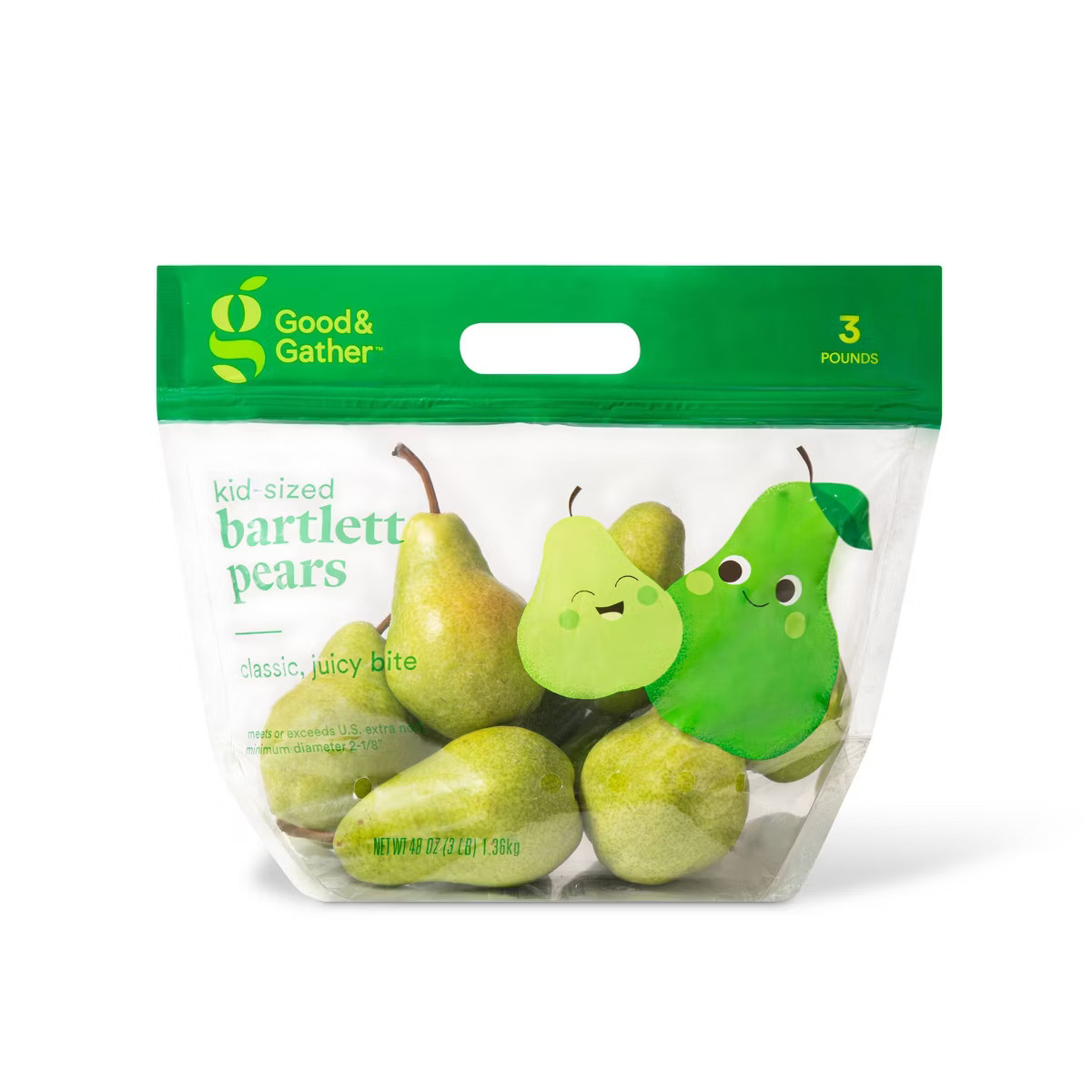 Kid-Sized Bartlett Pears - 3lb Bag - Good & Gather™ | Target