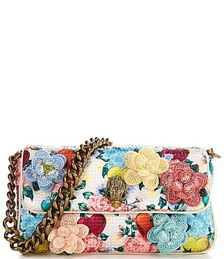 Kurt Geiger London Small Kensington Floral Novelty Chain Shoulder Bag - Bone | Dillard's
