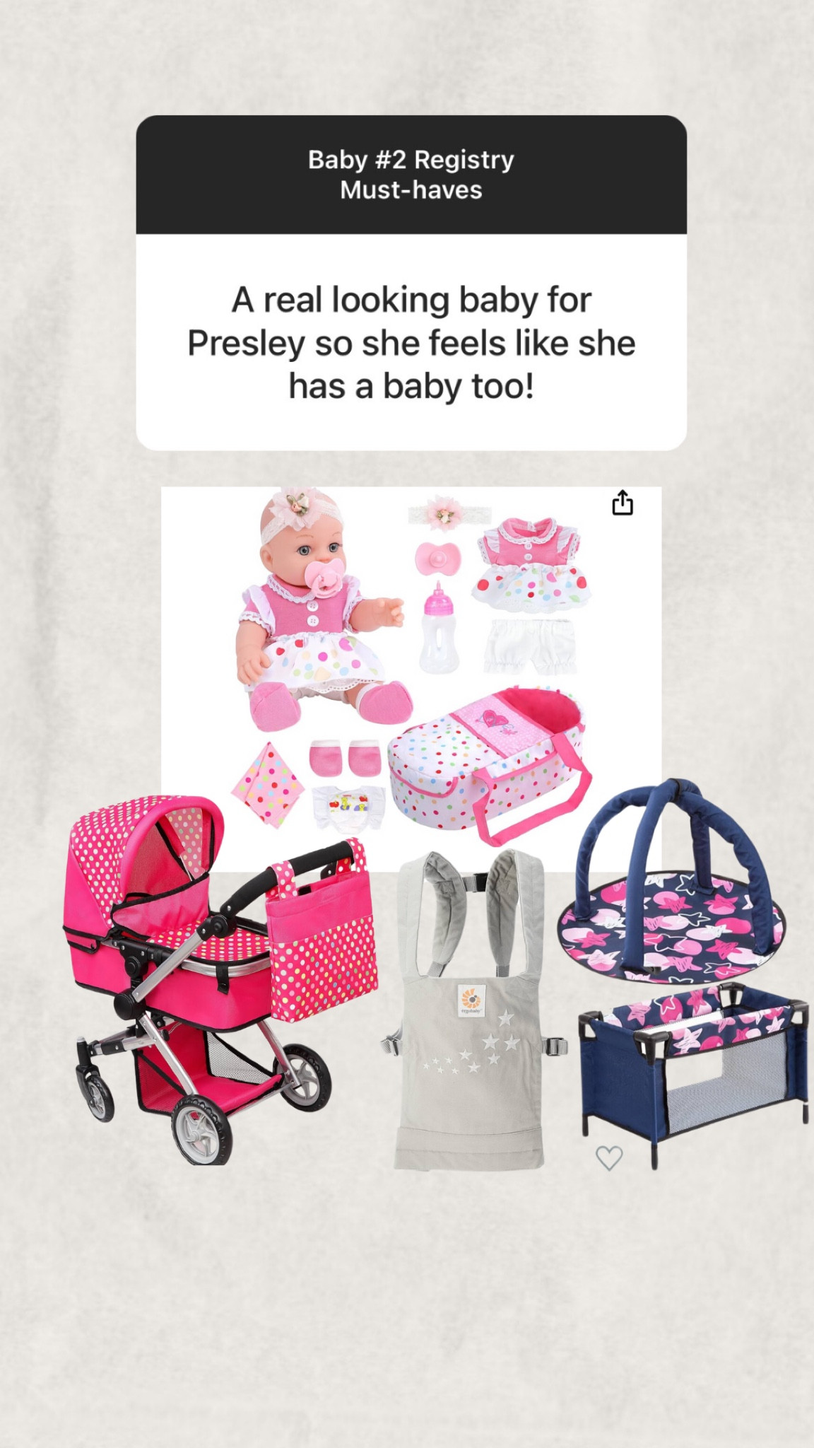 Such a cute idea! 

#LTKbaby #LTKGiftGuide #LTKfindsunder50