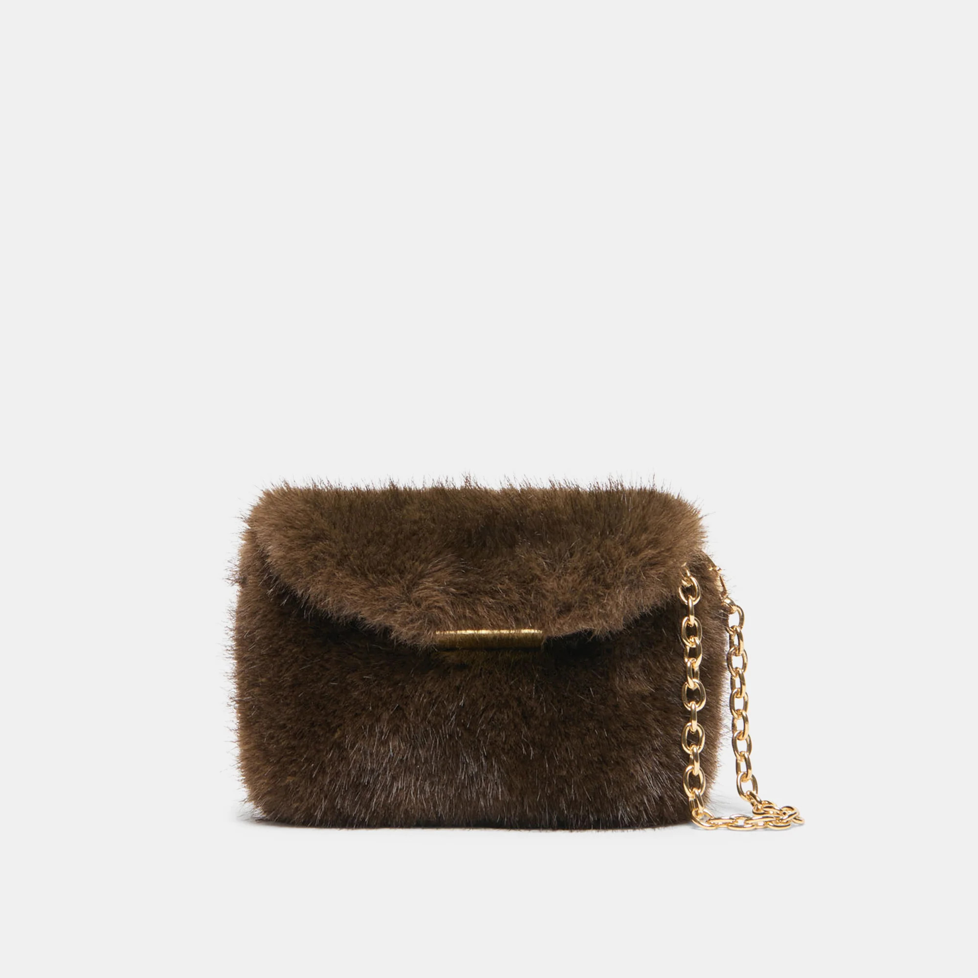 BRINDI Mink Faux Fur Mini Crossbody Wallet | Dolce Vita | DolceVita.com