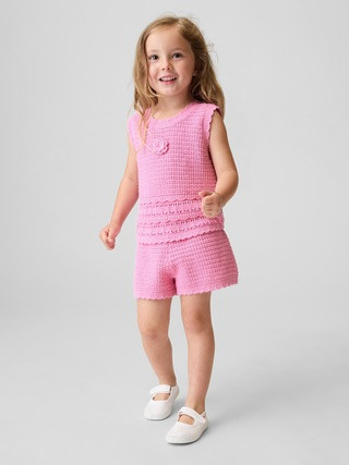 Baby & Toddler Crochet Pull-On Shorts | Gap (US)