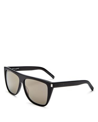 Saint Laurent Flat Top Square Sunglasses, 59mm Jewelry & Accessories - Bloomingdale's | Bloomingdale's (US)