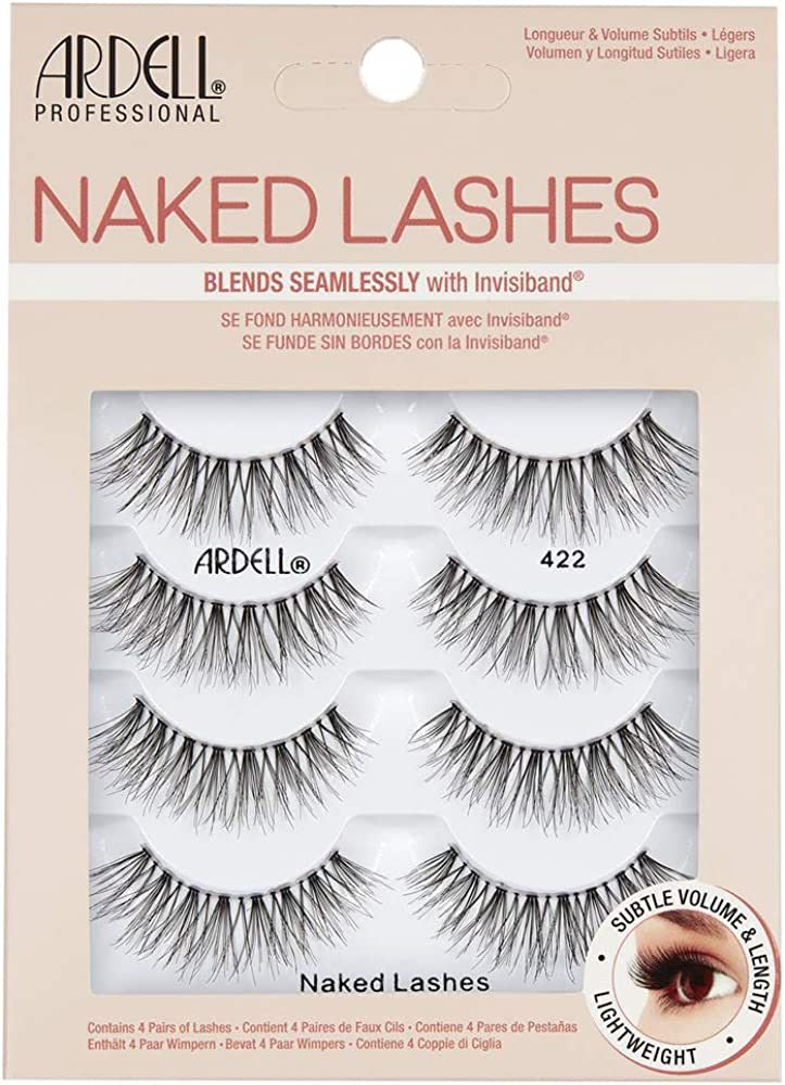 Ardell Strip Lashes Naked Lashes #422, 4 Pairs x 1-Pack | Amazon (US)