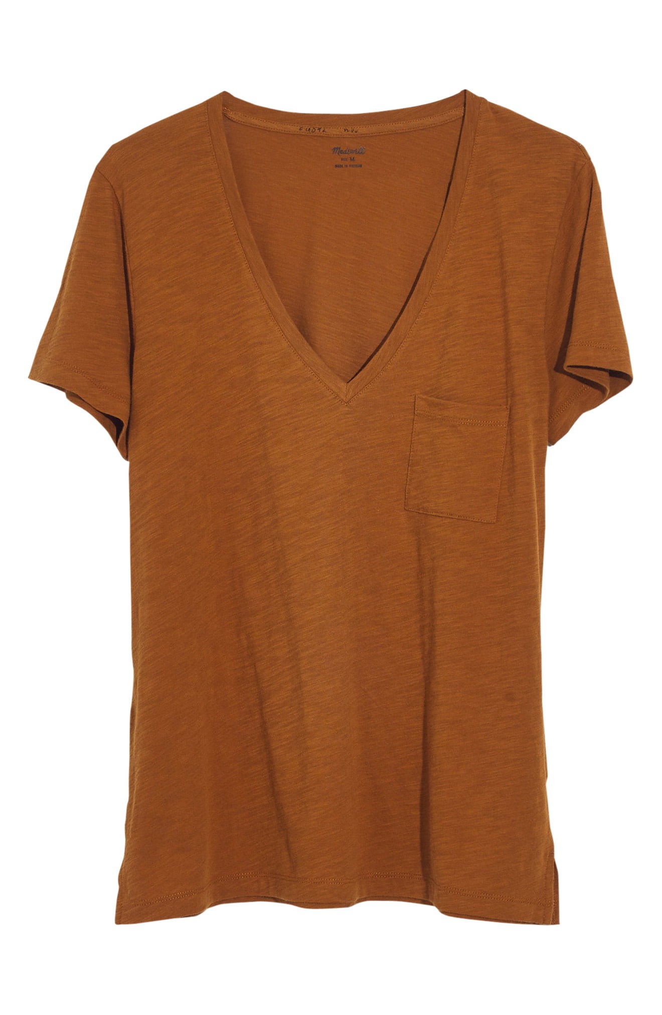 Madewell Whisper Cotton V-Neck Pocket Tee (Regular & Plus Size) | Nordstrom