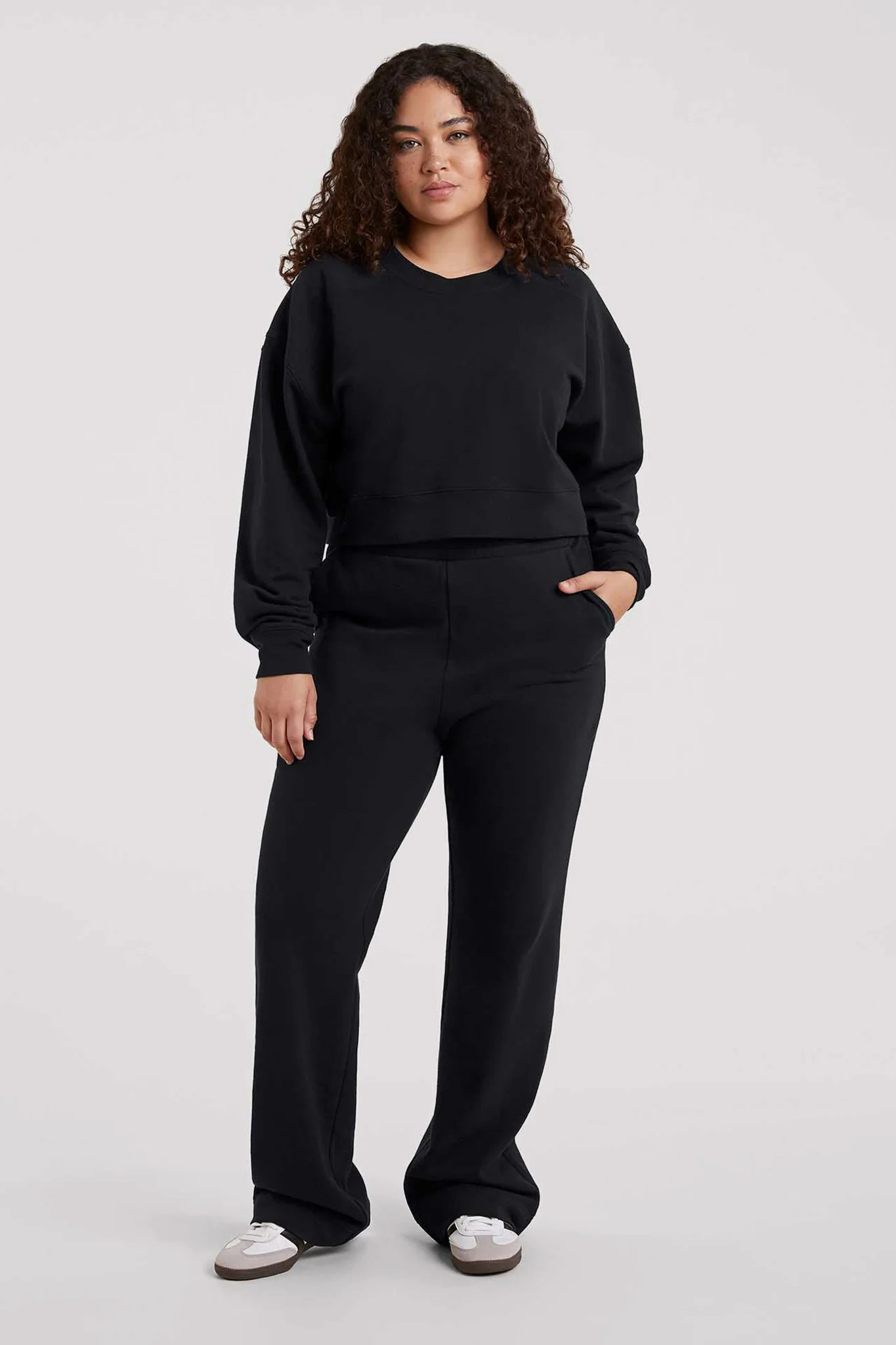 Cropped Crewneck Sweatshirt | nuuds