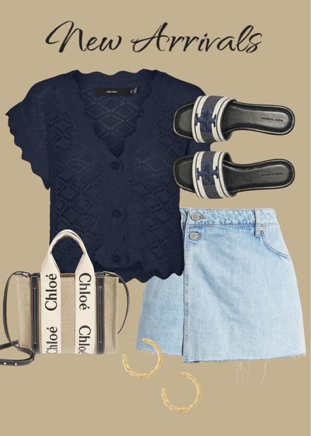 Beach look
Vacation attire 
Chloe handbag
Tory Burch
Nordstrom 
Denim skirt
Weekend look

#LTKunder100 #LTKunder50 #LTKshoecrush