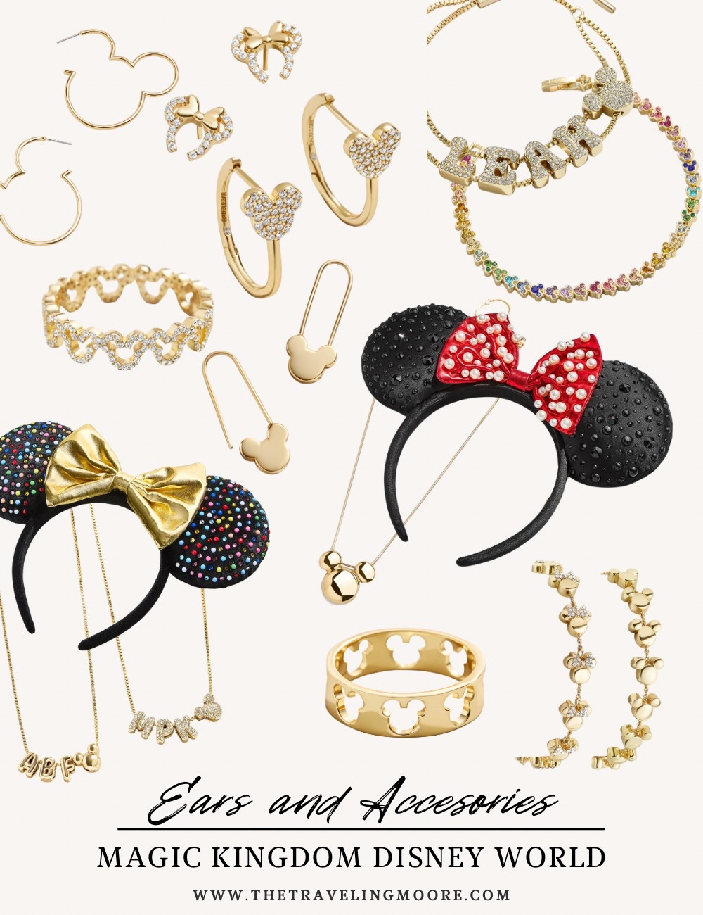 Disney world jewelry, ears, and accessories for Women

#LTKFamily #LTKTravel