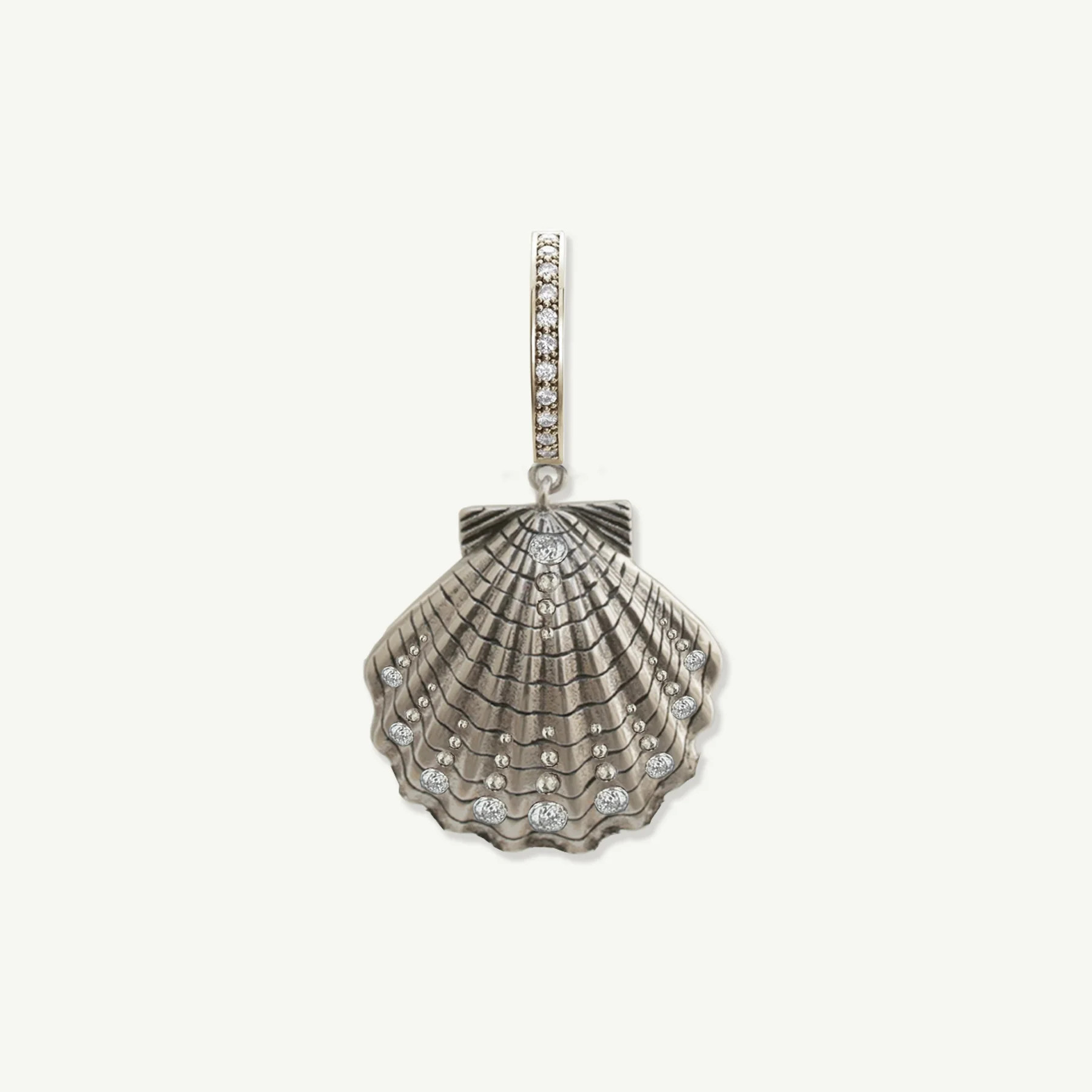 Delmar Shell Pendant Antique Silver | Rahya Jewelry Design