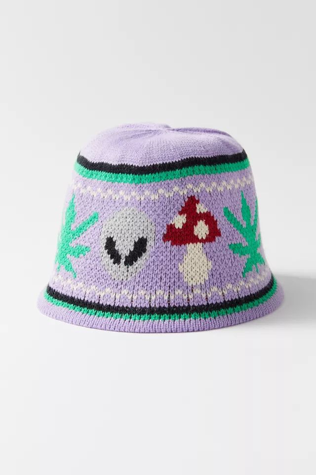 Mimi Knit Bucket Hat | Urban Outfitters (US and RoW)