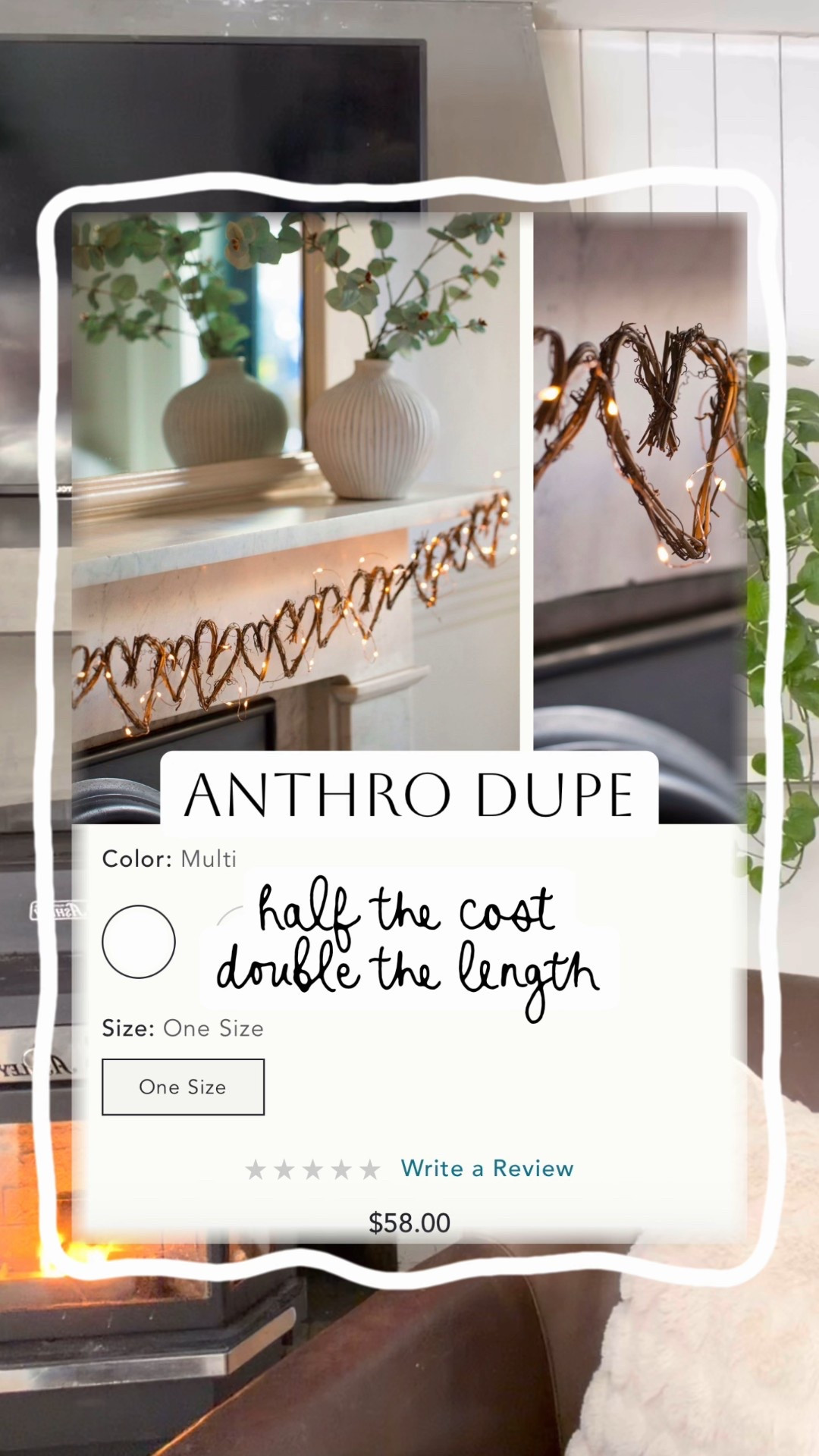 Anthropologie dupe Valentine’s Day garland

 

#LTKValentine #LTKHome #LTKSaleAlert